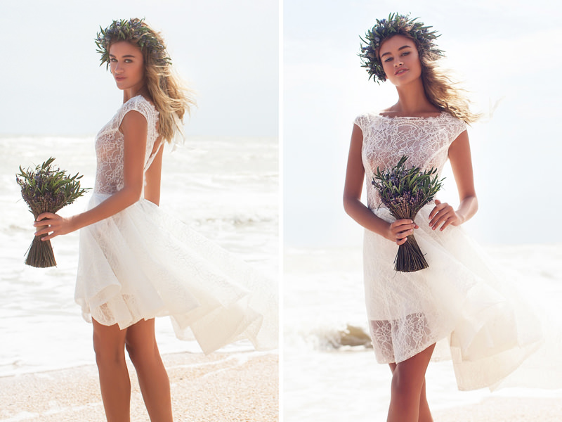 vestido simples para casamento na praia