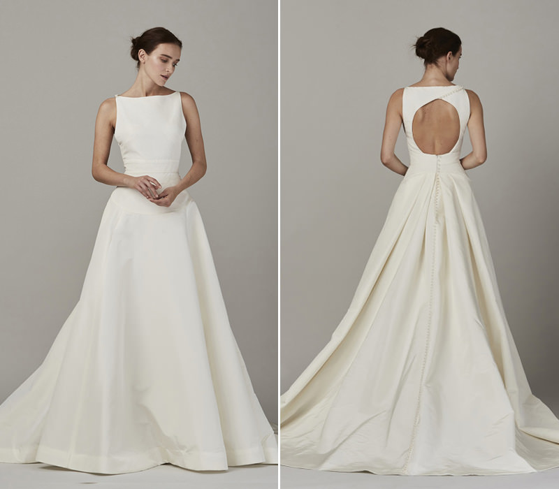 vestido de noiva simples e elegante 2019