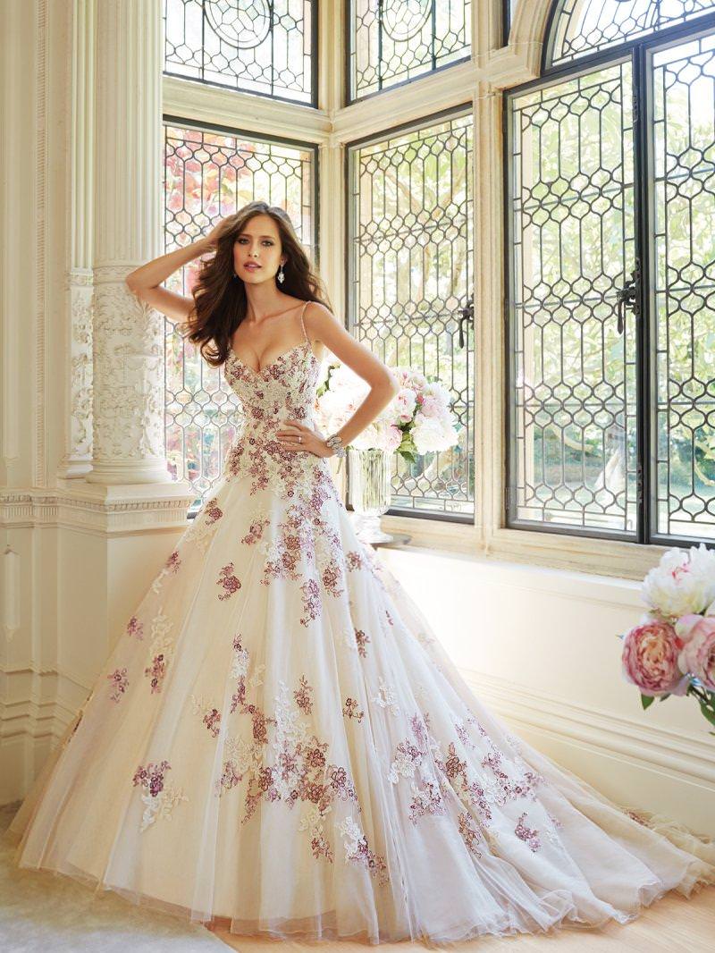 vestido de noiva floral